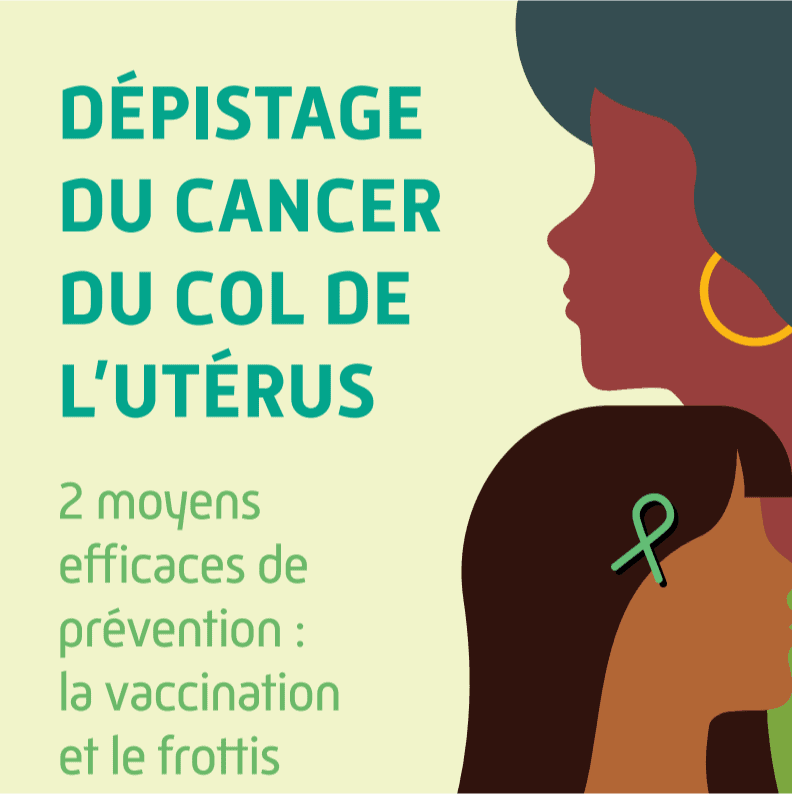 Flyer sur le dépistage du cancer de l’utérus