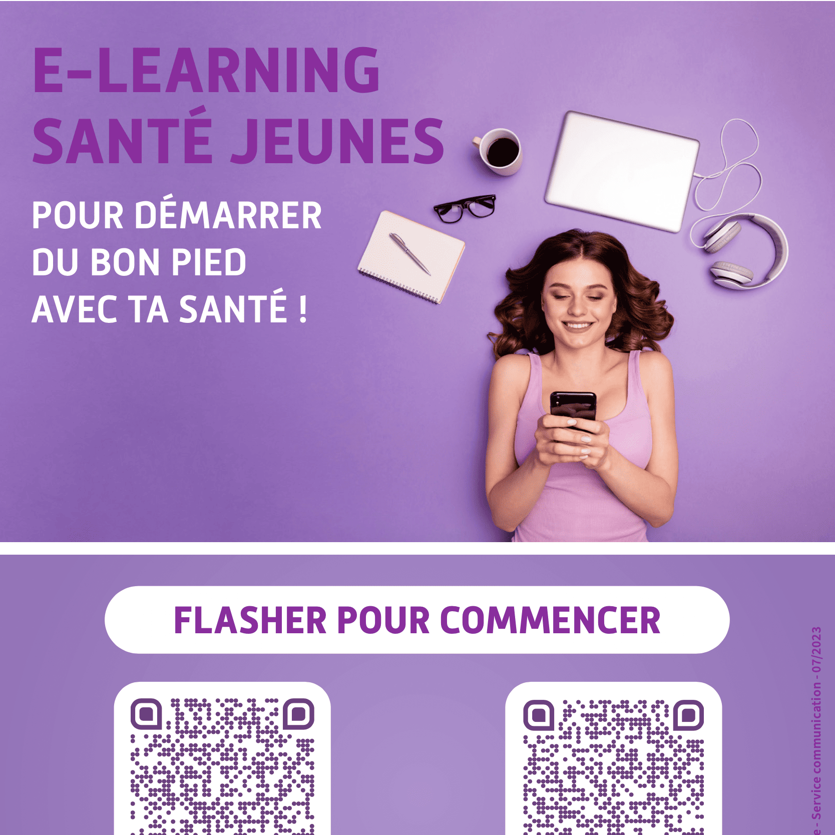 Flyer e-learning étudiants