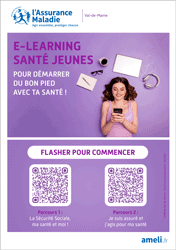 Flyer e learning etudiants