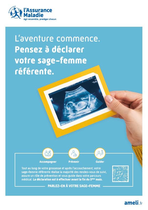 Affiche A3 Sage-femme référente