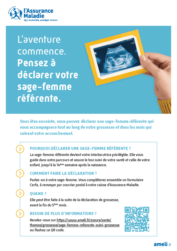 Flyer – Déclaration sage-femme référente